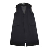 Spick and Span Noble ロングジレ ロング ベスト ブラック レディース スピック＆スパン ノーブル【中古】6-0305M∞