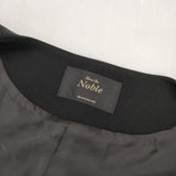 Spick and Span Noble ロングジレ ロング ベスト ブラック レディース スピック＆スパン ノーブル【中古】6-0305M∞