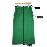 JOURNAL STANDARD L'essage LUMINARY ウールスカート ロングスカート グリーン レディース ジャーナルスタンダードレサージュ【中古】6-0122T∞