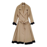 JENNE オードリーフレアトレンチコート サイズM o21aw-co16 トレンチコート ベージュ レディース ジェンヌ【中古】5-1203M♪