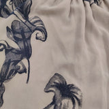 AMERI UNDRESSED UND CALLA FLOCKY DRESS 02220560640 サイズM 定価24200円 袖シアー ワンピース パープル レディース アメリ【中古】5-1203M♪