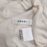 Ameri VINTAGE SAYO NAGASE SPRING EVENING COLLAB SKIRT 永瀬沙世 ロングスカート グリーン ベージュ レディース アメリヴィンテージ【中古】5-1203M♪