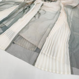 Ameri VINTAGE SAYO NAGASE SPRING EVENING COLLAB SKIRT 永瀬沙世 ロングスカート グリーン ベージュ レディース アメリヴィンテージ【中古】5-1203M♪