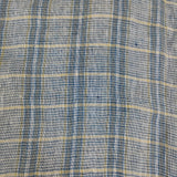 nest Robe 01201-1055 リネンガーゼマドラスチェック ノースリーブブラウス チュニック ブラウス シャツ ライトブルー イエロー レディース ネストローブ【中古】6-0421S△