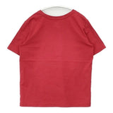 Gauze# SOLID T-SHIRT G636 半袖Ｔシャツ カットソー レッド レディース ガーゼ【中古】6-0614S∞