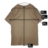 HARROW TOWN STORES HTS コットン 日本製 サイズ44 半袖Ｔシャツ カットソー ブラウン レディース ハロウタウンストアズ【中古】6-0614S∞