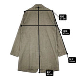Pal'las Palace コットン 千鳥格子 PF00-7425A コート ベージュ ブラック レディース パラスパレス【中古】6-0420M∞