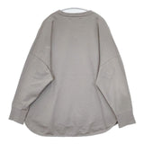 MICA & DEAL INCROYABLE ロゴスウェットプルオーバー 長袖Ｔシャツ カットソー ロンＴ グレー レディース マイカ＆ディール【中古】6-0129M∞