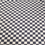 BEAMS BOY チェッカープリントロングスリーブTシャツ 定価9680円 長袖Ｔシャツ カットソー ロンＴ 24SS ホワイト ネイビー レディース ビームスボーイ【中古】5-1203M♪