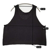 mizuiro-ind リリーヤーンベスト ノースリーブコットンニット 定価13200円 3-220118 2025 ブラック レディース ミズイロインド【中古】5-1203M♪