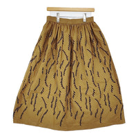 mina perhonen ribbon stick 刺繍 ギャザー サイズ40 定価71500円