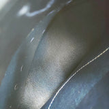 mina perhonen snow candle tori bag ra9759 トリバッグ たまご付き レザー トートバッグ ネイビー レディース ミナペルホネン【中古】5-1203G♪