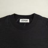 FITFOR フィットフォー J208 BIG WIDE LONG SLEEVE TEE コットン S 長袖Ｔシャツ カットソー ロンＴ ブラック レディース【中古】6-0129M∞
