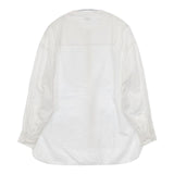 Scye 1222-31033 Washed Cotton Poplin Collarless Shirt コットン ブラウス シャツ ホワイト レディース サイ【中古】6-0129M∞