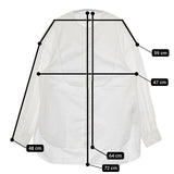 Scye 1222-31033 Washed Cotton Poplin Collarless Shirt コットン ブラウス シャツ ホワイト レディース サイ【中古】6-0129M∞