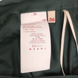 MARNI サイズ36 コットン クロップドパンツ グリーン レディース マルニ【中古】6-0420M∞