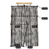 Sen'en Fujita avec humoresque セネンフジタ ユーモレスク string pants stripe ストリングパンツ ストライプ 定価68200円 ホワイト ブラック レディース【中古】5-1203M♪