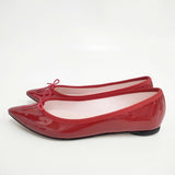 repetto Brigitte ブリジット エナメル サイズ38 パンプス レッド レディース レペット【中古】6-0219G◎