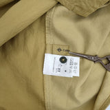Cotton House Aya 日本製 コットン 切替 長袖シャツ イエロー レディース コットンハウスアヤ【中古】6-0420M∞