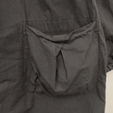 nest Robe 01233-1414 コットン ラミー ミトンポケット ロング シャツワンピース ワンピース 23AW ブラック レディース ネストローブ【中古】6-0511M△