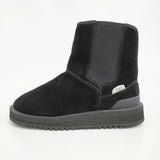 L'Appartement/SUICOKE 別注 ムートンサイドゴアブーツ 24cm Vibramソール 定価33000円 21AW ブラック レディース アパルトモン/スイコック【中古】5-1210T♪