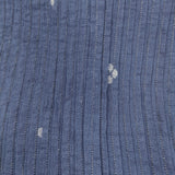NEERU KUMAR インド製 コットン ピンタック サイズM J0426XNK 半袖 ワンピース ネイビー レディース ネルークマール【中古】6-0430S◎
