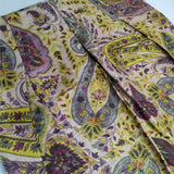 ETRO ペイズリー リネンシルク スカート マルチカラー レディース エトロ【中古】6-0129M∞