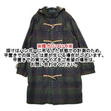 RALPH LAUREN チェック ウールアルパカ ダッフルコート グリーン ネイビー ワインレッド メンズ ラルフローレン【中古】6-0121T∞