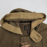 RRL 90年代00年代 アクティ21 USAサイズL JR-RS-NA-4125 ウールナイロン ダッフルコート カーキ メンズ ダブルアールエル【中古】5-1203A♪