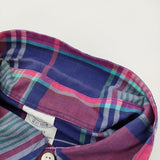 Brooks Brothers プルオーバー ボタンダウン BD サイズM 長袖シャツ ネイビー レッド メンズ ブルックスブラザーズ【中古】6-0222M♪