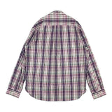 Brooks Brothers ボタンダウン BD サイズXL チェック 長袖シャツ ホワイト ピンク メンズ ブルックスブラザーズ【中古】6-0222M♪