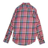 POLO RALPH LAUREN LUXURY FLANNEL ネル チェック コットン 長袖シャツ ピンク メンズ ポロ・ラルフローレン【中古】6-0121T∞