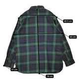 POLO RALPH LAUREN 90年代00年代 アクティ21 EMMON PULLOVER チェック プルオーバー 長袖シャツ ネイビー グリーン メンズ ポロ・ラルフローレン【中古】5-1203T♪