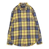 POLO RALPH LAUREN ネル チェック サイズL 長袖シャツ イエロー メンズ ポロ・ラルフローレン【中古】6-0121T∞
