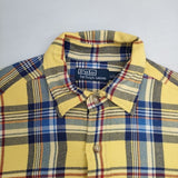 POLO RALPH LAUREN ネル チェック サイズL 長袖シャツ イエロー メンズ ポロ・ラルフローレン【中古】6-0121T∞