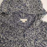 Ron Herman/BAREFOOT DREAMS ボアフリース パイル パーカー ネイビー ホワイト メンズ ロンハーマン/ベアフットドリームス【中古】6-0121T∞