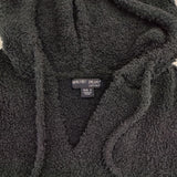 BAREFOOT DREAMS ボアフリース COZY CHIC パイル パーカー ネイビー メンズ ベアフットドリームス【中古】6-0121T∞