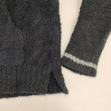 BAREFOOT DREAMS ボアフリース COZY CHIC パイル パーカー ネイビー メンズ ベアフットドリームス【中古】6-0121T∞