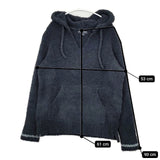 BAREFOOT DREAMS ボアフリース COZY CHIC パイル パーカー ネイビー メンズ ベアフットドリームス【中古】6-0121T∞