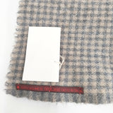 DANIELA GREGIS カシミヤ チェック 大判 ストール ベージュ グレージュ レディース ダニエラグレジス【中古】5-1215T◎