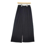 Spick and Span Noble 新品 クリスタルプリーツスリットパンツ 定価23100円 パンツ ブラック レディース スピック＆スパン ノーブル【中古】6-0425M∞