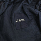 45R/45rpm 花縞バスクのギャザースカート（インディゴ） 定価50600円 ネイビー レディース フォーティーファイブアールピーエム【中古】5-1210G♪