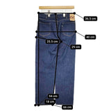 45R/45rpm おこめ海比古比女 定価20900円 ジーンズ サイズ27 デニムパンツ ブルー レディース フォーティーファイブアールピーエム【中古】6-0129G∞