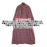 45R/45rpm インドネルのタックフリルドレス 定価47300円 インド製 ワンピース レッド ネイビー レディース フォーティーファイブアールピーエム【中古】5-1210M♪