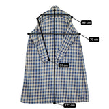 45R/45rpm インドネルのタックフリルドレス 定価47300円 インド製 ワンピース ブルー イエロー レディース フォーティーファイブアールピーエム【中古】5-1210M♪