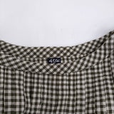 45R/45rpm 秋風カディのドレス 定価53900円 ワンピース カーキ ベージュ レディース フォーティーファイブアールピーエム【中古】5-1210M♪