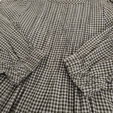 45R/45rpm 秋風カディのドレス 定価53900円 ワンピース カーキ ベージュ レディース フォーティーファイブアールピーエム【中古】5-1210M♪