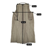 45R/45rpm 秋風カディのドレス 定価53900円 ワンピース カーキ ベージュ レディース フォーティーファイブアールピーエム【中古】5-1210M♪