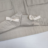 MHL. 595-0125501 PROOFED COTTON POPLIN コットンポプリン ジャケット ブルゾン ベージュ レディース エムエイチエル【中古】6-0425M∞