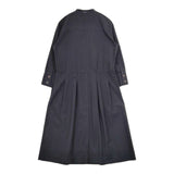 MHL. 595-9158500 NATURAL COTTON OXFORD ワンピース ネイビー レディース エムエイチエル【中古】6-0129M∞